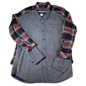 Jack O'Neill Collection Plaid Flannel Long Sleeve Shirt Mens L Bundle Lot Of 2